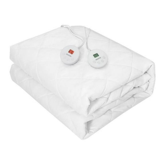 78 "x 80" heated mattress with dual controllers as picture