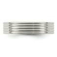 thumbnail image 3 of 925 Sterling Silver Flat Band 5mm Polished Fancy-Band Ring Size 12 -  Jewelry Gift for Mom, 3 of 5