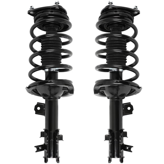 ECCPP Complete Struts Spring Assembly Front Drive and Passenger side Struts Shock Absorber Fit for 2006-2011 for Kia Rio 372298 372297