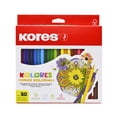 thumbnail image 1 of Lápices De Colores Triangulares Kores Mándalas Estuche 50 Pz, 1 of 9