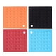 thumbnail image 3 of Injueey Almohadillas de aislamiento térmico de silicona, accesorios profesionales para cocina, soporte para ollas, cojín protector, montaje de Almacenamiento y organización del hogar Naranja Injueey HA045307-01, 3 of 6