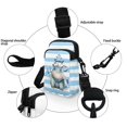 thumbnail image 5 of HELLHERO Sailor Hippo Design 2 Layers Women Messenger Bag Polyester for Men, Women, 5 of 7