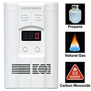 Kidde AC Plug-in Carbon Monoxide and Explosive Gas Detector Alarm | Nighthawk Sensor Technology | Model # KN-COEG-3