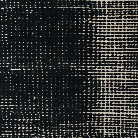 Ahgly Company Machine Washable Indoor Square Abstract Gray Area Rugs, 8' Square