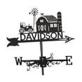 thumbnail image 4 of Colaxi Vane Weathervane Easy to Install Gift Decorative Iron Decoration Wind Direction Indicator for Courtyard Outdoor House, 4 of 8