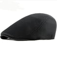 thumbnail image 4 of SikaFu Beret Cap Spring Summer Sun Hats for Men Women Artist Painter Flat Cap Solid Plain Breathable Mesh Cap Vintage Men Berets, 4 of 6