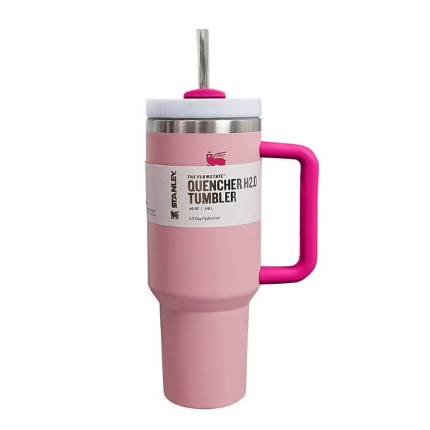Stanley Quencher H2.0 Vaso de agua Flowstate aislado al vacío, el vaso mantiene el frío y el hielo durante horas para agua, té helado o café 40oz