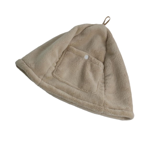 Gorro de sauna para mujeres y hombres, accesorios de sauna, regalos, accesorios de spa y baño, gorro de ducha elegante Caqui