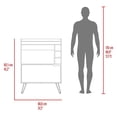 thumbnail image 4 of Mueble Bar con Portacopas y Cava para 3 Botellas Color Madera y Gris RTA, 4 of 4