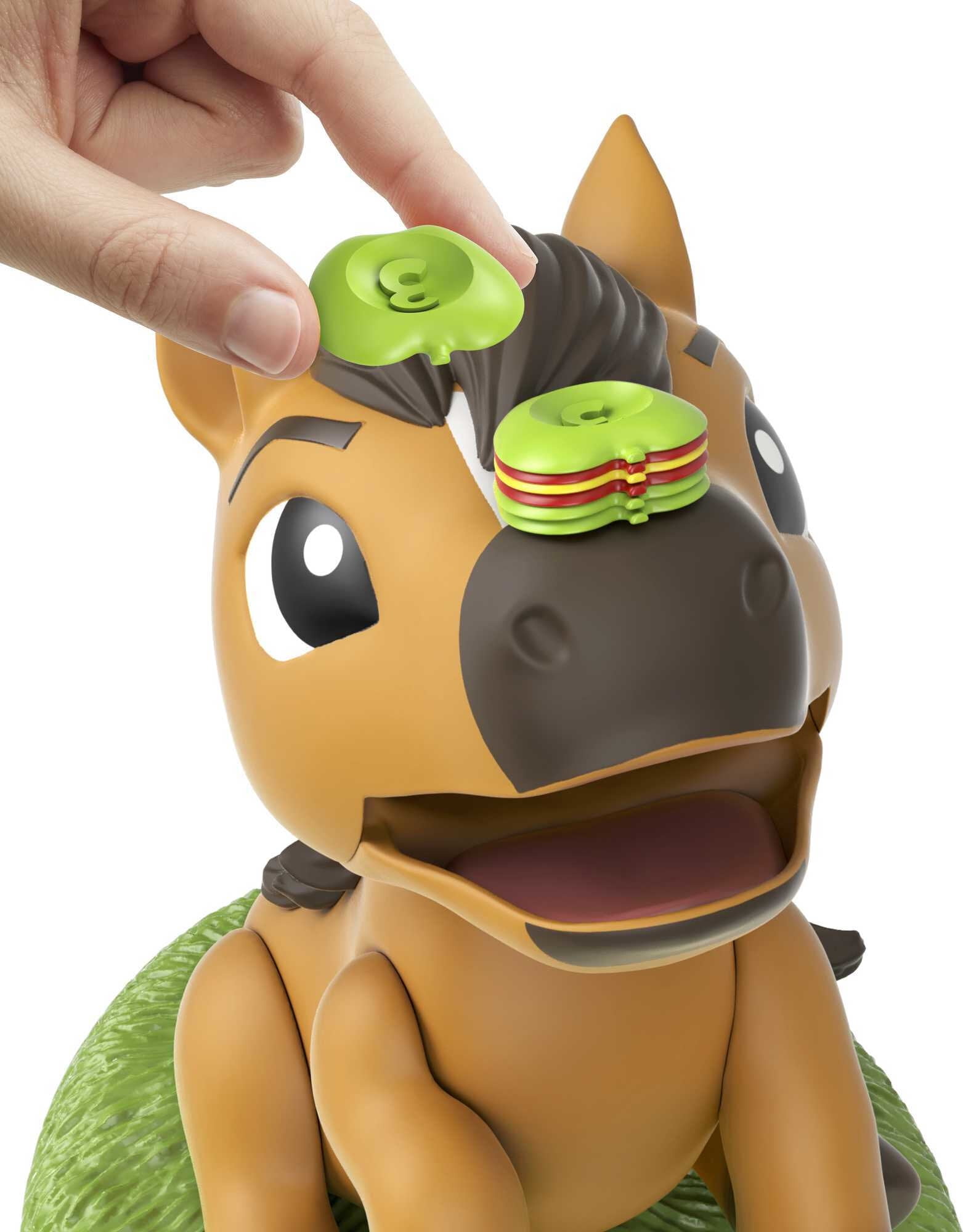 Dreamworks Spirit Untamed Spirit Stackin' Apples Kids Game, Treat Stacking Game with Hungry Horse