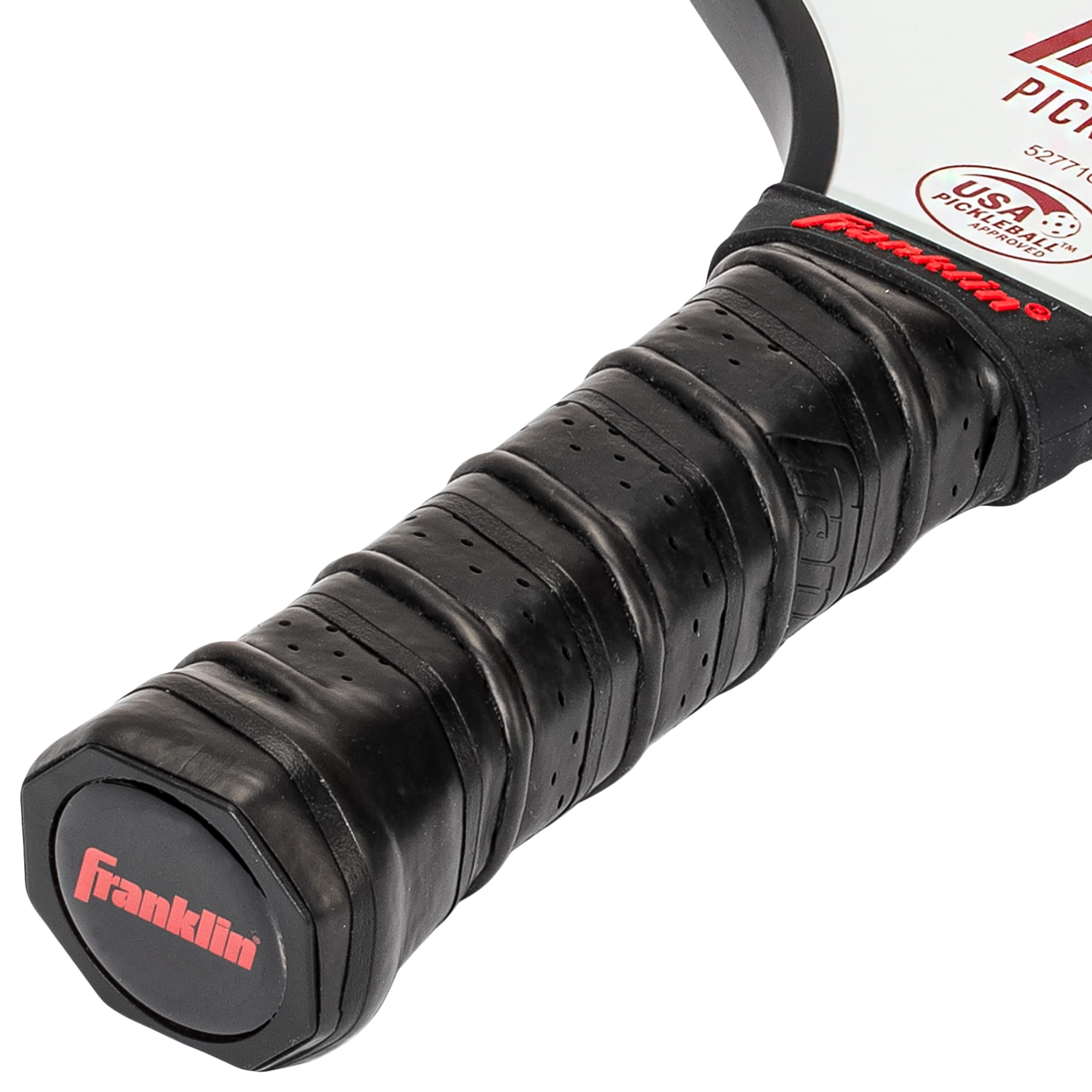 Franklin Sports Pickleball Paddle - Pilot Polypropylene Core Pickleball Racket - Official USA Pickleball (USAPA) Approved Pickleball Paddle - Lightweight Pro Racket - Red - 10mm Thick Core