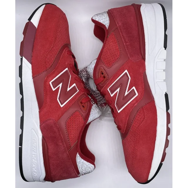 New Balance Mens 597 Classic Red Reflective 2016 ML597HTC Size 12 D NWOB DS NOS