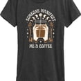 thumbnail image 3 of Instant Message - Someone Manifest Me a Coffee Short Sleeve Graphic T-Shirt, 3 of 6