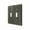 Antique Nickel, variant on Deltana SWP4761U26D Switch Plate; Double Standard; Satin Chrome Finish