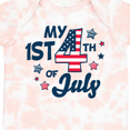 thumbnail image 4 of Inktastic My 1st 4th of July with Striped Stars Boys or Girls Baby Bodysuit, 4 of 5