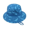 thumbnail image 6 of hengsof Baby Sun Hat Sun Protective Toddler Bucket Hat Summer Kids Beach Hats Wide Brim Outdoor Play Hat for Boys Girls, 6 of 8