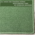 thumbnail image 6 of Custom Size Anti-Slip Machine Washable Loop Pile Green Runner Rugs ( 35' x 26"), 6 of 6