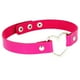 thumbnail image 1 of Collar para mujer, joyería para mujer, collar de cadena de cuero punk para el cuello, joyería de corazón, collar de cadena de clavícula para mujer, 1 of 3