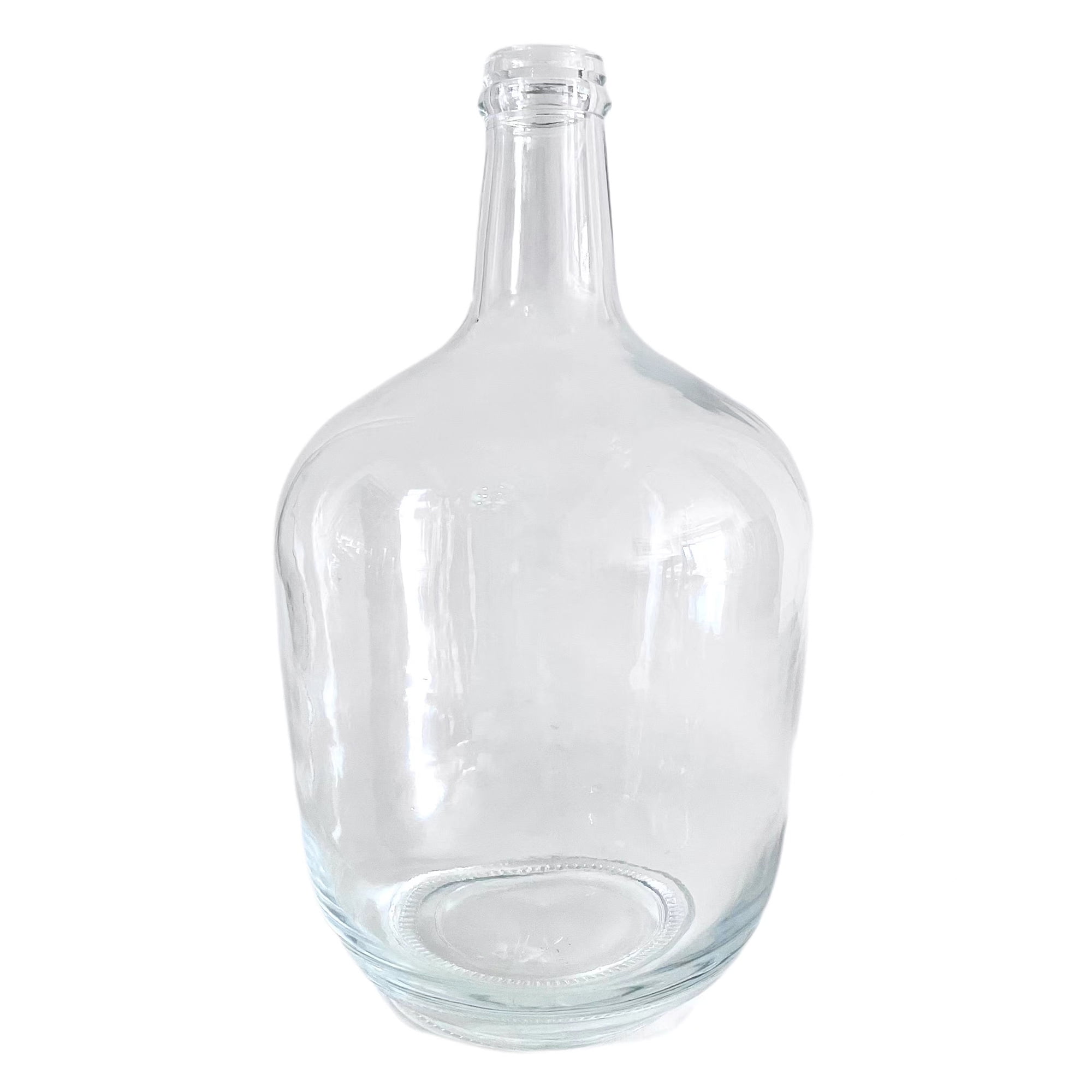 Vintage Glass Clear Large Floor Jug Vase for Centerpieces Decor