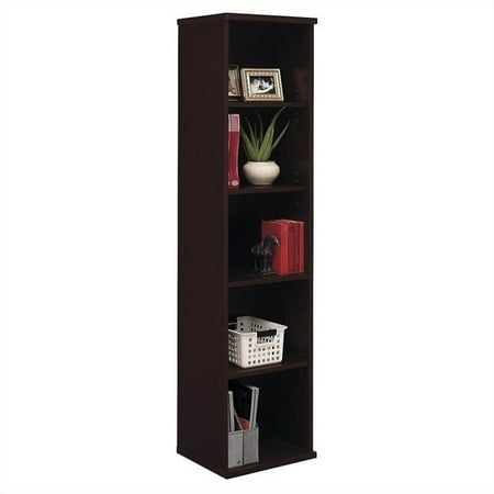 Bush Business Series C 18w 5 Shelf Bookcase In Mocha Cherry Bush Business Series C 18w 5 Shelf Bookcase In Mocha Cherry Com