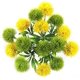 thumbnail image 4 of Paquete de 10 flores artificiales de diente de león, ramo de plantas, flores de plástico para decoración del hogar/decoración de boda-amarillo Ormromra CZJJ-HQ40-3, 4 of 5