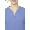 thumbnail image 6 of healing hands Scrubs top for Women 3 Pocket Zipper Y-Neck Women's Scrub Top Light Breathable Stretch Fabric 2254 Sonia HH360 Ceil 3XL, 6 of 6