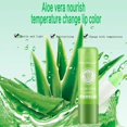 thumbnail image 2 of Nuevo Natural ALOE VERA cambio de temperatura Color gelatina lápiz labial de larga duración hidratante maquillaje de labios bálsamo labial brillo de labios, 2 of 5