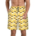 thumbnail image 1 of Fotbe Cute Duck With Black Glasses Trajes de Baño Estampados para Hombre, Shorts de Verano de Secado Rápido, Ropa de Playa, Bañadores-Medium, 1 of 6