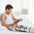 thumbnail image 6 of Picia Bird and Floral Mens Soft Woven Cotton Elastic Waistband Sleep Pajama Pant Lounge Sleep Pant With Pockets And Drawstring-XX-Large, 6 of 9