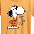 thumbnail image 3 of Peanuts - Joe Cool Hee Hee Hee - Women's Short Sleeve Graphic T-Shirt, 3 of 7