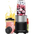 thumbnail image 2 of Personal Blender for Shakes and Smoothies, 2 Large 20oz Cups Included, Blends Ice, Portable Nutritional Blender, 800Watt Peak Blending, 2 of 7