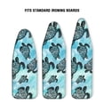 thumbnail image 3 of WIRESTER Iron Board Cover with Padding 15" x 54", Iron Board Cover Large Fits All Standard Sizes - Ocean Sea Turtles, 3 of 6