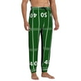 thumbnail image 4 of Kdxio American Football Field1 Pattern Joggers,Sweatpants for Men with Pockets-3X-Large, 4 of 5