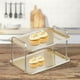 thumbnail image 1 of Portavasos y portavasos, platos especiales, estante de mostrador multifunción, organizador de buffet, aperitivos, mesa de café, bandejas para servir Beige Macarena estante de almacenamiento de cocina, 1 of 8