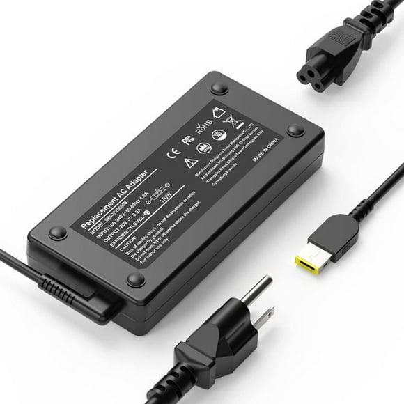 170W 20V 8.5A Laptop Charger Replacement for Lenovo Thinkpad P50 P51 P52 P53 P70 P71 P73 W540 W541 T540P P15 P17 P15V P15G T15G T15P P1 Power Adapter Supply Cord, Black
