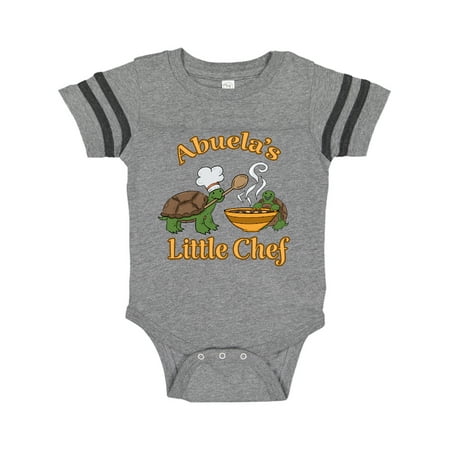 

Inktastic Abuela s Little Chef with Cute Turtles Gift Baby Boy or Baby Girl Bodysuit