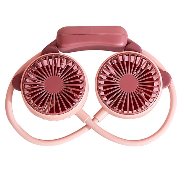 Mini ventilador colgante plegable, ventilador de cuello portátil, ventilador de cuello plegable con manos libres, ventilador de cuello colgante, diseño de última generación Jadeshay A