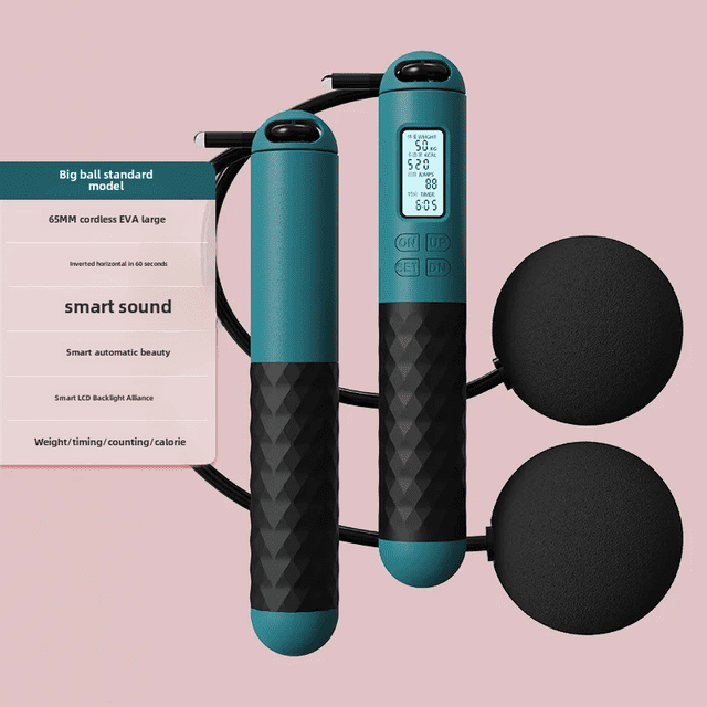 Cuerdas de saltar profesionales para fitness para mujeres, mango suave, sin necesidad de soportar peso, herramienta de entrenamiento para gimnasios de interior, equipo de ejercicio para perder grasa