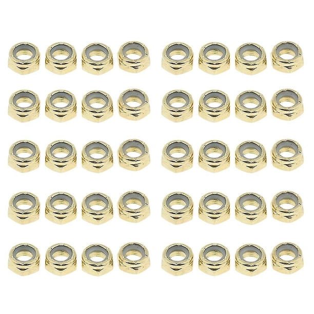 40 Uds. Tuercas para monopatín M8, tornillos para camiones de monopatín