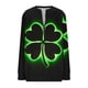 thumbnail image 2 of TaTaai Ladies Fashion St. Patrick's Day Print Loose Round Neck Sweatshirt Casual Long Sleeve Pullover Top Soft Polyester for Daily Streetwear Office All Season Gift, 2 of 5