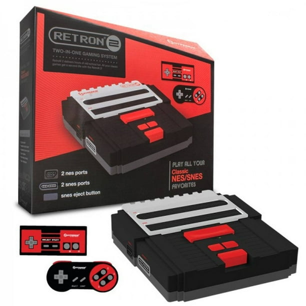 Hyperkin RetroN 2 2in1 Console, Retro Gaming, Black