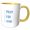 Yellow/White, variant on 3drose, Kiteboarding Humor Kneeling Skeleton Praying for Wind Blue, 15oz Two-tone Yellow Mug