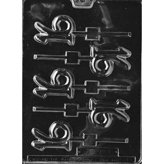 Grandmama's Goodies L011 Sweet 16 Lollipop Chocolate Candy Soap Mold with Exclusive Molding Instructions