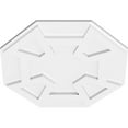 thumbnail image 2 of 18"OD x 6 1/4"C x 1"P Logan Architectural Grade PVC Contemporary Ceiling Medallion, 2 of 11