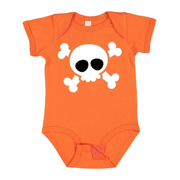 Inktastic Skull Design Boys or Girls Baby Bodysuit