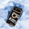 thumbnail image 4 of Case for Google Pixel 7A,[Built-in Rotatable Magnetic Kickstand] Plating Edge Soft TPU Slim Drop Protection Shockproof Phone Case for Google Pixel 7A 5G,6.1 inch 2023 (Black), 4 of 14