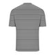 thumbnail image 4 of Blusas y camisas de manga corta y cuello redondo para hombre, blusa informal de poliéster de color liso con botones y cuello redondo a la moda para hombre., 4 of 5
