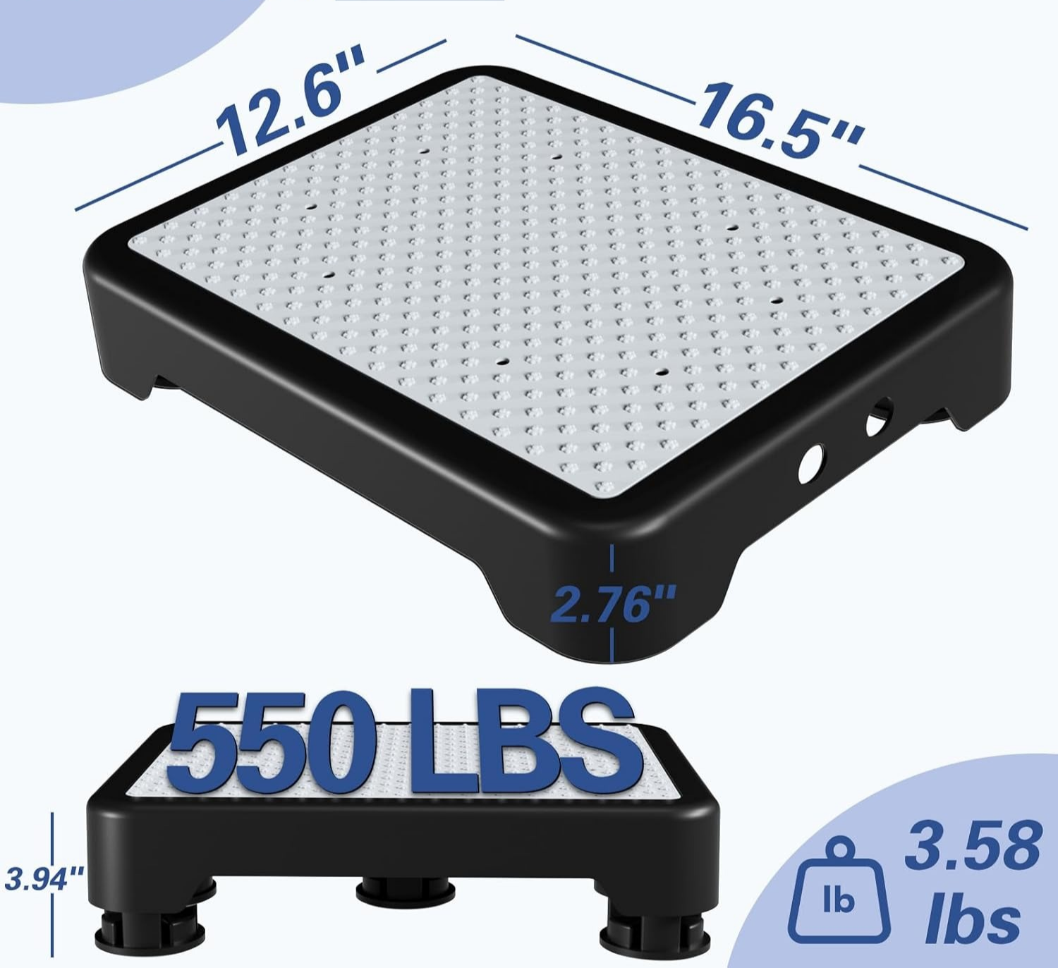 LLMRR Step Stool for Seniors and Adults, 550 lbs Capacity photo 7