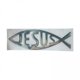 thumbnail image 1 of 2x 3D Truck Car Fish Symbol Metal Chrome Calcomanía Emblema Adhesivo Impermeable, Fácil instalación Zulema Etiqueta engomada de Jesús del coche, 1 of 8