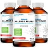 Puregen Allergy Relief Solution, Diphenhydramine Hcl 12.5Mg/5 Ml, Antihistamine, Cherry Flavor, 16 Ounces 3 Pack